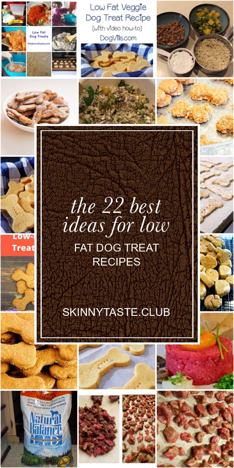 As a rule of thumb, no more than 10% of your dog's daily calorie intake should come from treats. The 22 Best Ideas for Low Fat Dog Treat Recipes - Best ...