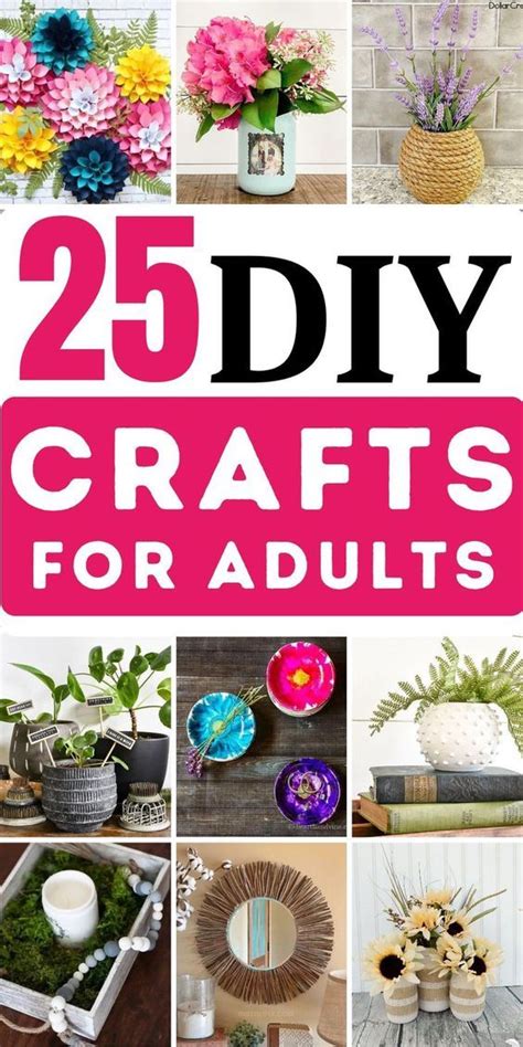 25 Easy Crafts For Adults Diy Crafts For Adults Easy Diy Crafts