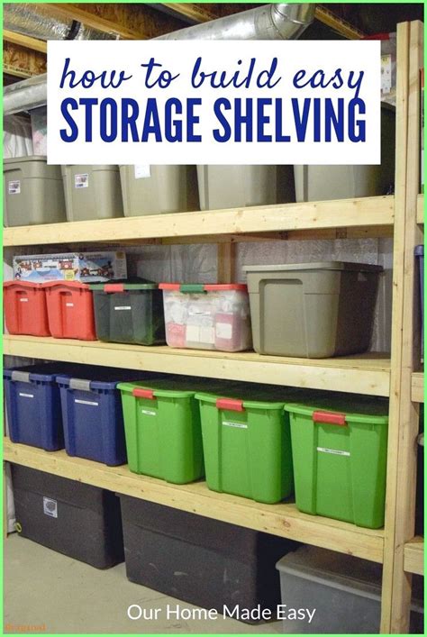 50 Garden Organize Your Totes With This Diy Storage Shelving And