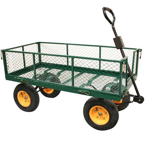 Buy equal's heavy duty folding platform trolley help user to lift heavy duty products with ease that will make your daily work easy and faster which will lead to an increase in productively. Rhyas Heavy Duty Garden Trolley Cart Wheelbarrow Quad ...