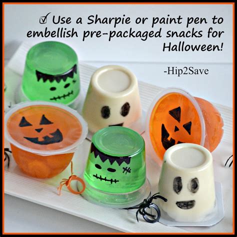 Easy And Fun Halloween Snack Idea Using Snack Packs And Sharpie