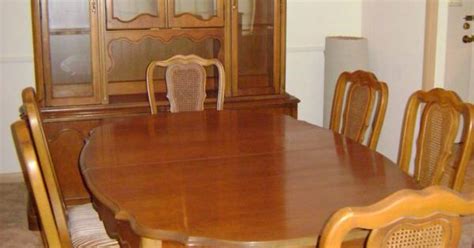 French country dining room ideas. Basset French Provincial dining room set 1950's | Dining ...