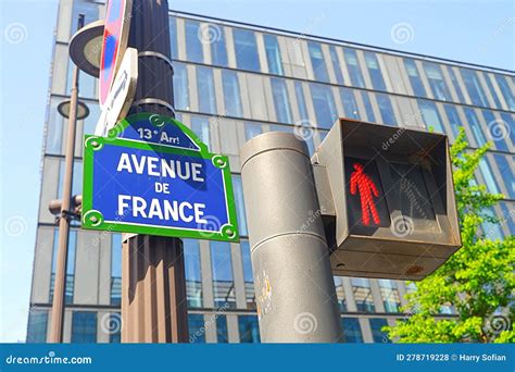 Street Signs In Paris Editorial Stock Photo Image Of Road 278719228