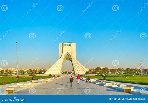 The Modern Tower In Tehran Editorial Photo Image Of Sightseeing
