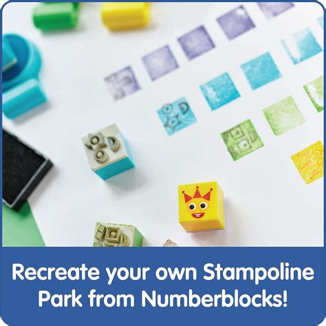 Buy Hand2mind Numberblocks Stampoline Park Stamp Activity Set Washable