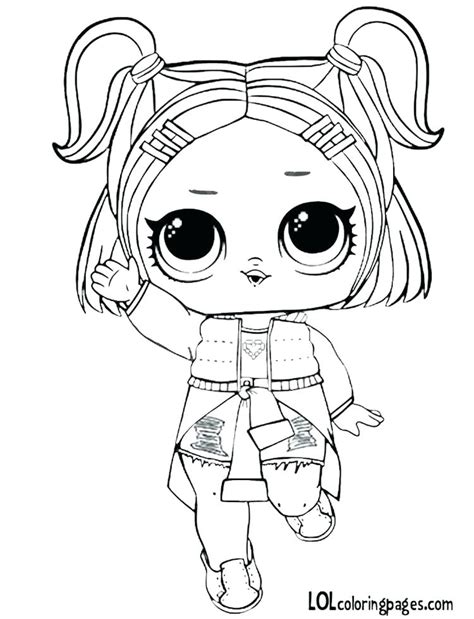Lol Surprise Doll Coloring Pages At Free Printable