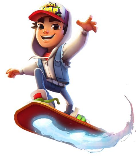 Subway Surfers Character And Logo Transparent Png