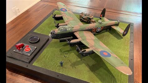 Tamiya 148 Scale Raf Lancaster Bomber Airfield Diorama Fully