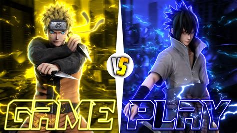 Jump Force Naruto Vs Sasuke Gameplay 1vs1 Youtube