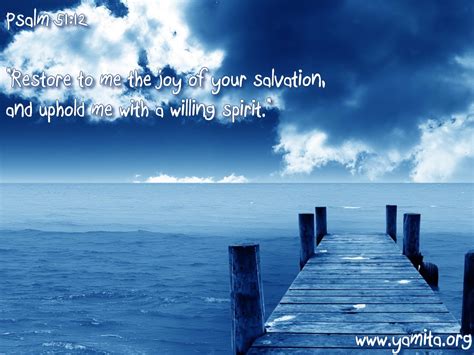 Christian Wallpaper Restore To Me The Joy Of Your Salvation And