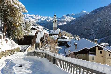 Winter In The Aosta Valley Aosta Valley