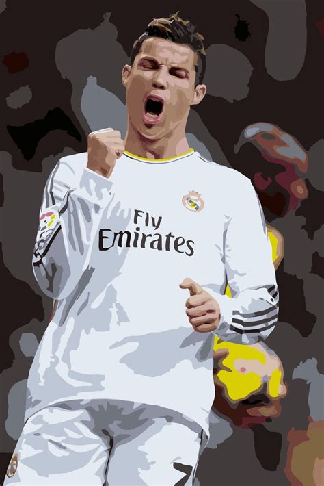 Cristiano Ronaldo Football Paint By Numbers Paint By Numbers