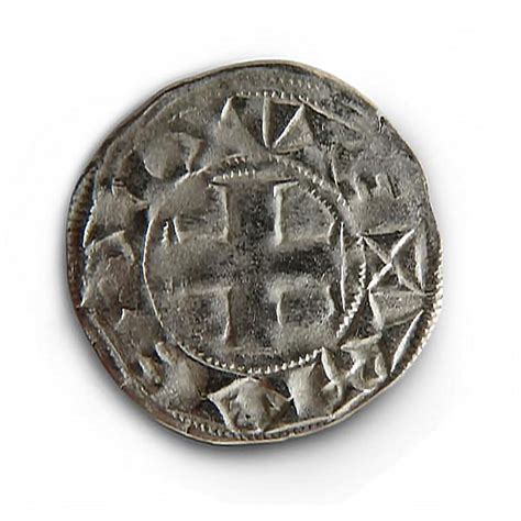 First King Of France Historic Silver Denier Franklin Mint