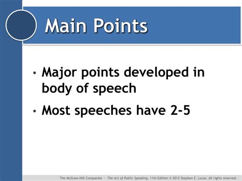 Ppt Organizing The Speech Powerpoint Presentation Free Download Id