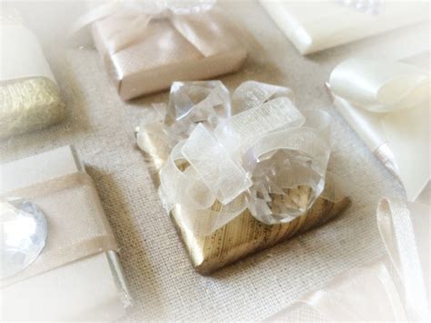 Crystal Wedding Favors Chocolate Wrapped Elegant Favors With Etsy