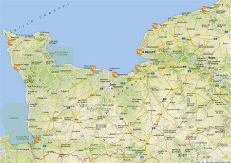 Normandie Karte Der Beste Überblick über Den Norden Frankreichs