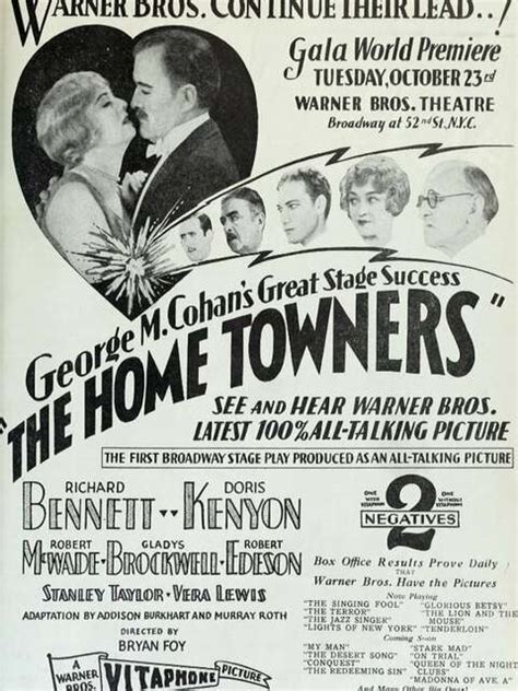 The Home Towners Un Film De 1928 Télérama Vodkaster