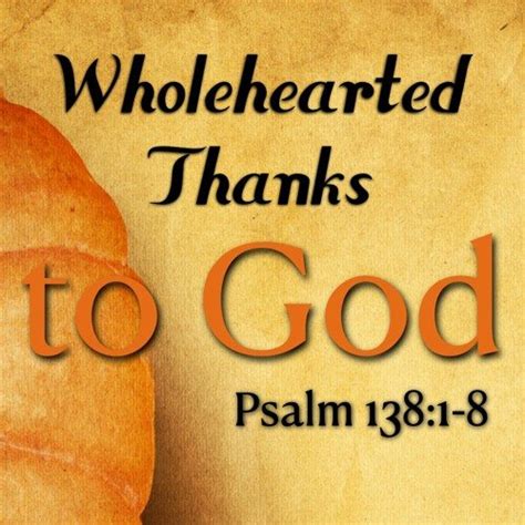 Psalm 1381 8 I Exalt Thee Alone O Lord — Tell The Lord Thank You