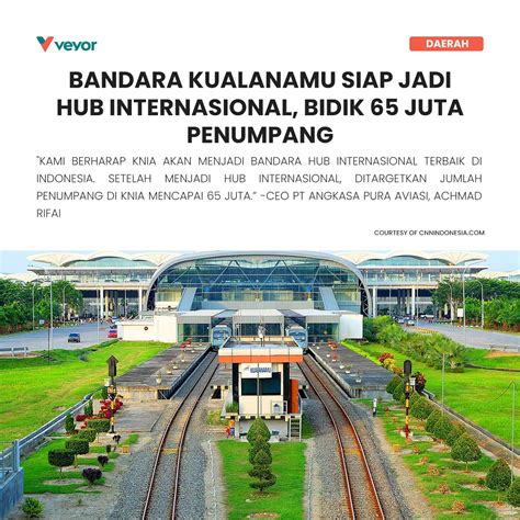 Bandara Kualanamu Siap Jadi Hub Internasional Bidik 65 Juta Penumpang