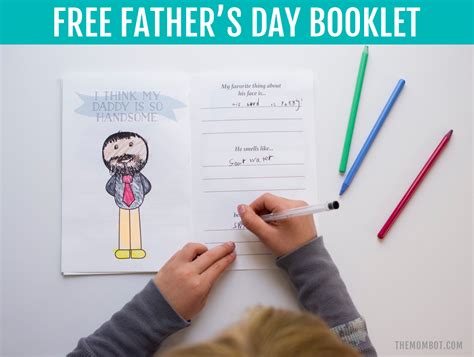 Free Father S Day Booklet Download The Mombot