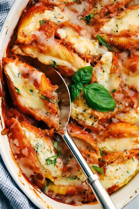 Bring water to a boil. Three Cheese Stuffed Shells are a delicious twist on ...