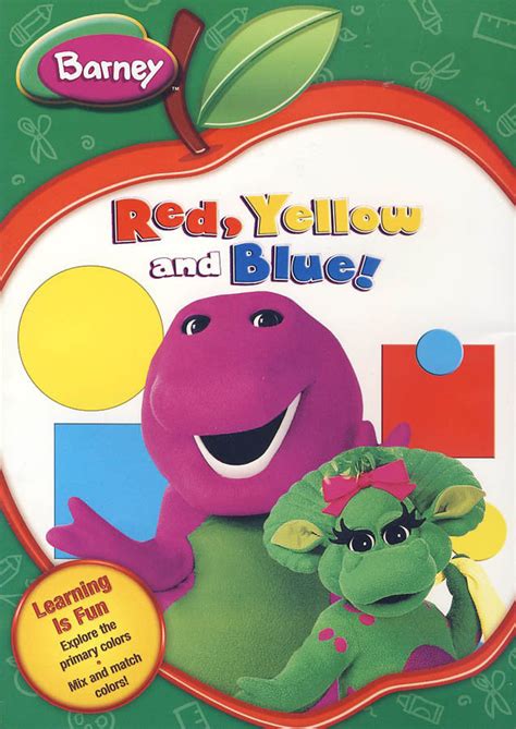 Barney Red Yellow And Blue On Dvd Movie