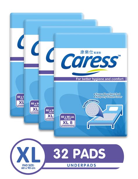 Caress Underpads Extra Large 4 Packs 24 Pads Lazada Ph