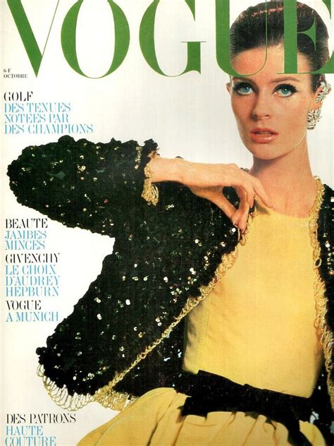 French Vogue October 1964 French Vogue Vintage Vogue Covers Fashion
