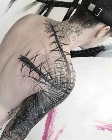 The Boldness Of Heavy Blackwork Tattoos By 3kreuze A Masterpiece Of