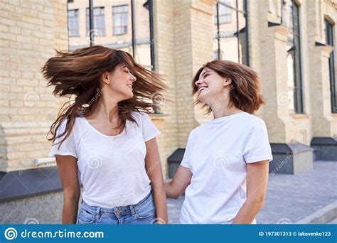 Womans Having Fun And Shaking Hair Stock Image Image Of Concentrated