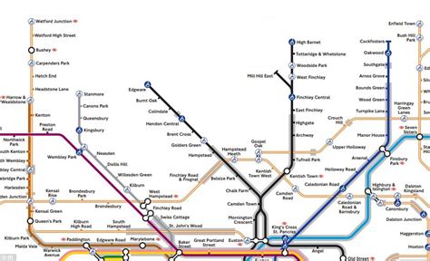 The Tube Map For Claustrophobics That Highlights Routes Not In Tunnels