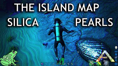 Silica Pearl Locations On The Island Map Ark Survival Evolved Youtube