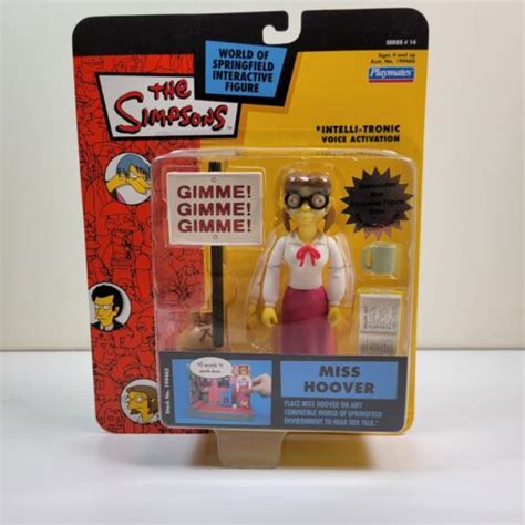 The Simpsons Series 14 Action Figure Miss Hoover For Sale Online Ebay