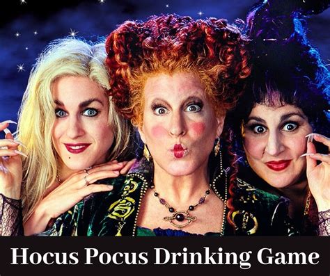Hocus will encounter many magic potions on his way; Hocus Pocus Drinking Game | Adult Halloween Game | Our ...