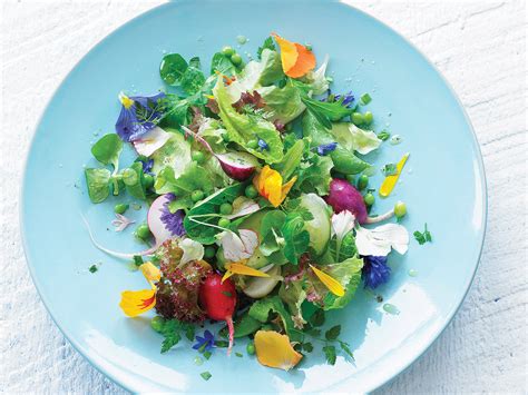 Edible Flower Salad Recipe Sunset Magazine