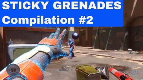 Sticky Grenades Compilation 2 Halo Infinite Youtube