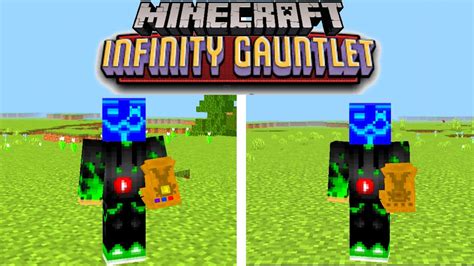 New Infinity Gauntlet V4 Addonmod In Minecraft Pebedrock For