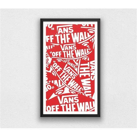 Vans Off The Wall Poster Surfing Skateboarding Etsy In 2020 Poster