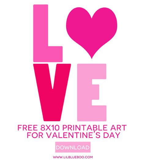 20 Free Printable Valentine Signs