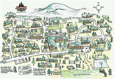 Alpine Meadows Camp And Conference Center Camp Map