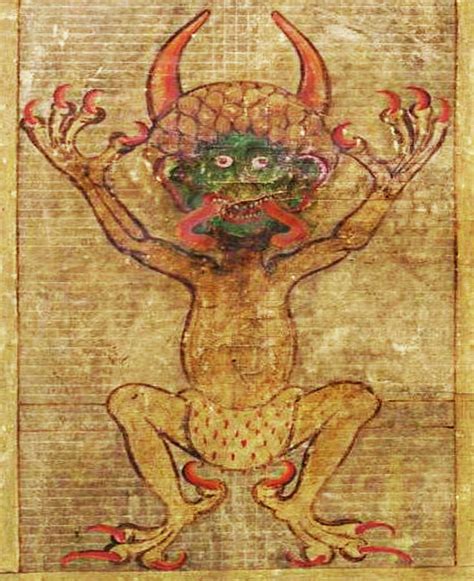 Angels And Demons Satan The Devil As Seen In Codex Gigas Digital
