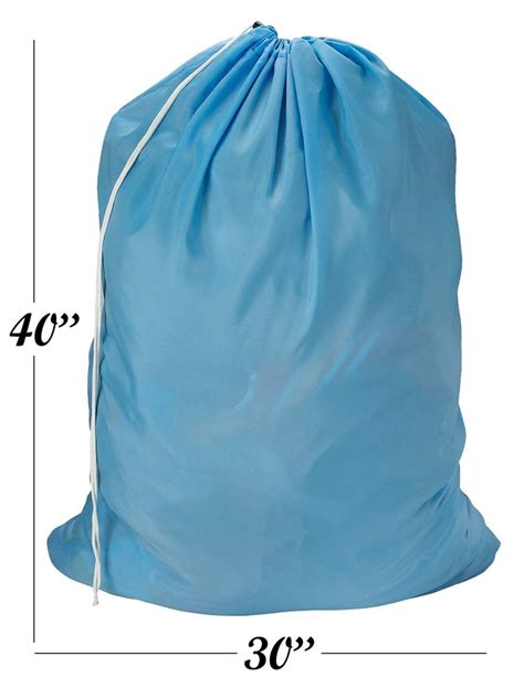 100pcs Extra Large Nylon Laundry Bag Drawstring Pouch Stuff Storage