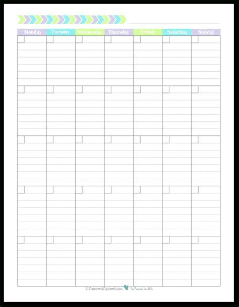 Printable Calendar With Lines Month Calendar Printable
