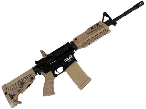 Full metal m4 quad railed upper receiver conversion assembly kit replacement. ASG Sportline CAA M4 Tan Airsoft Rifle | ReplicaAirguns.ca