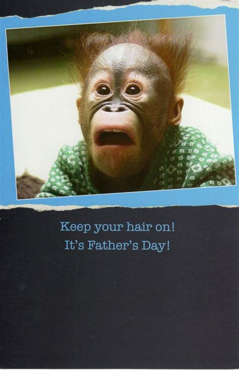 And while our father's day card collection is about as extensive as it gets — we decided to pick some of our absolute favorites. Funny Keep Your Hair On Happy Father's Day Card | Cards | Love Kates