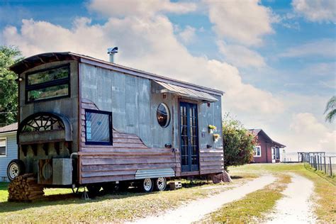 Bohemian Tiny House Constructed Using Reclaimed And Handmade Materials