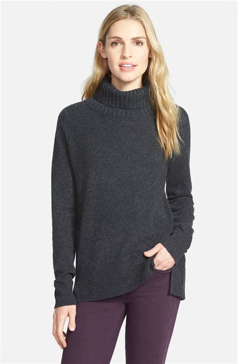 Halogen® Cashmere Turtleneck Sweater (Regular & Petite) | Nordstrom
