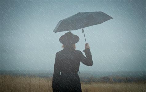 Free Stock Photo Of Woman Walking Alone In The Rain Loneliness
