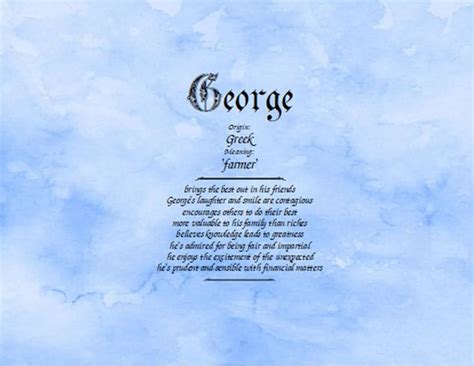 Meaning Of The Name George Names With