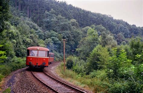 zabergäubahn zwischen lauffen und leonbronn an einem regentag 22 07 1984 bahnbilder de